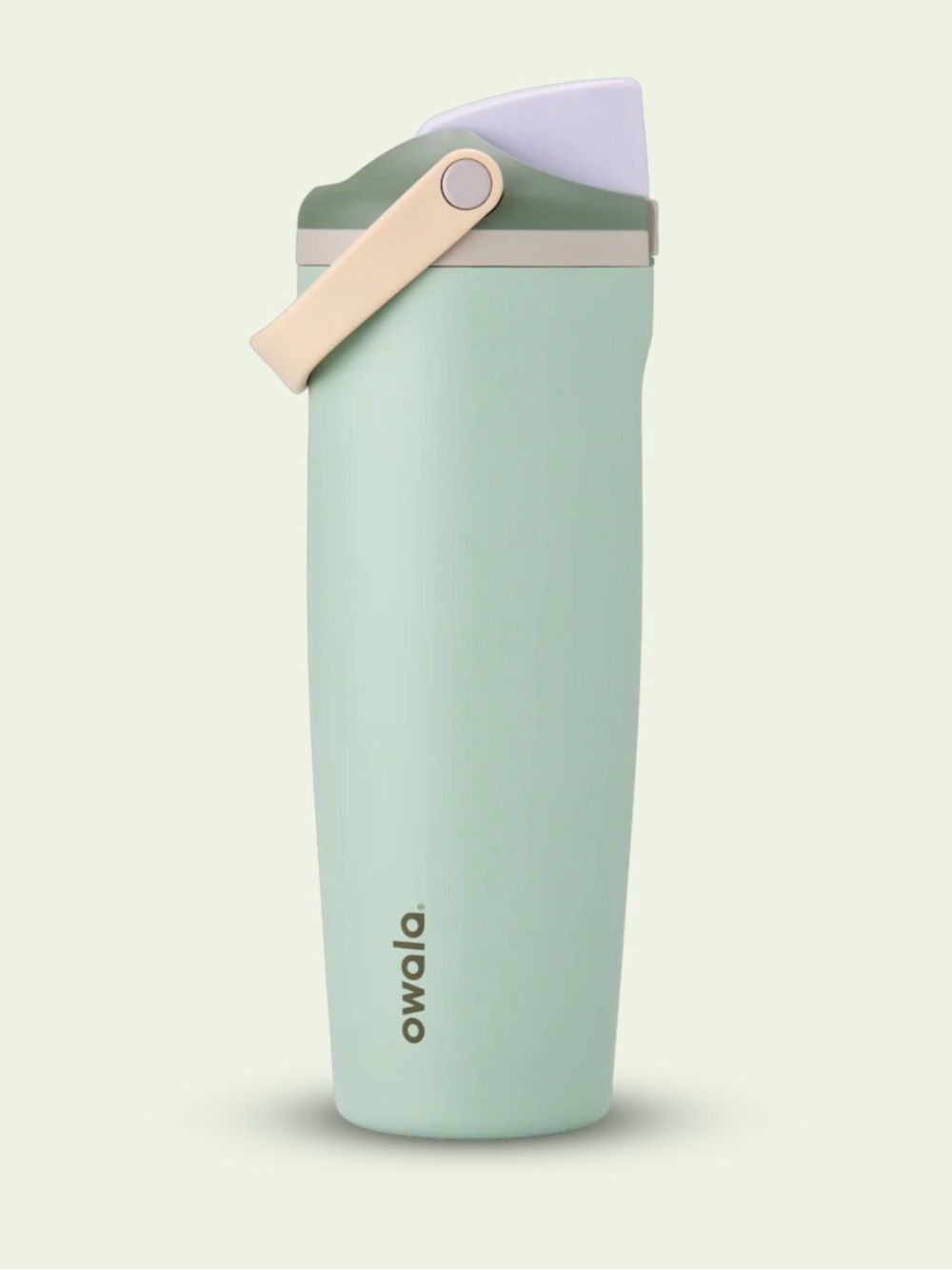 Owala Mint Travel Water Bottle with Carry Handle